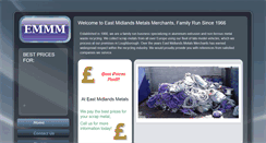 Desktop Screenshot of eastmidlandsmetals.com